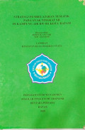STRATEGI PEMBELAJARAN TEMATIK PADA ANAK TINGKAT SD DI KAMPUNG AIR RW 011 KOTA BATAM