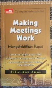 Image of MAKING MEETINGS WORK
